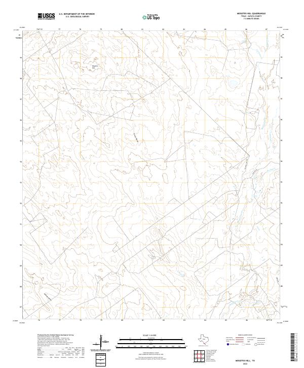 USGS Topographic Map – Mogotes Hill