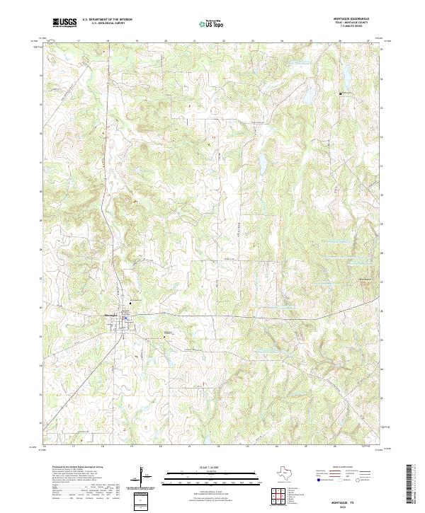USGS Topographic Map – Montague