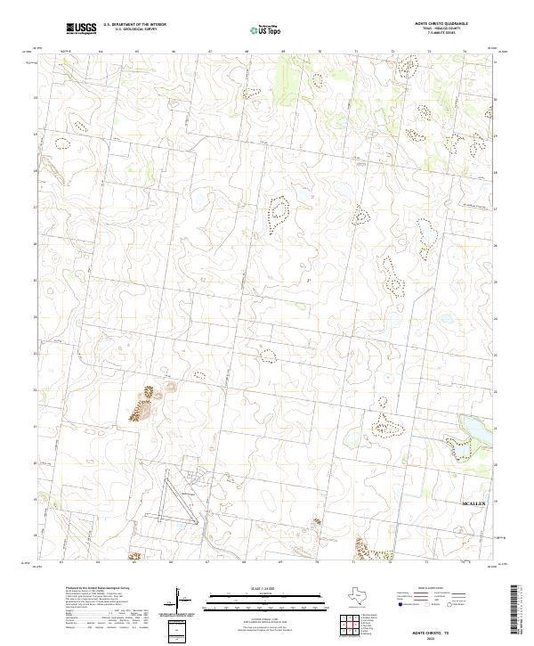 USGS Topographic Map – Monte Christo