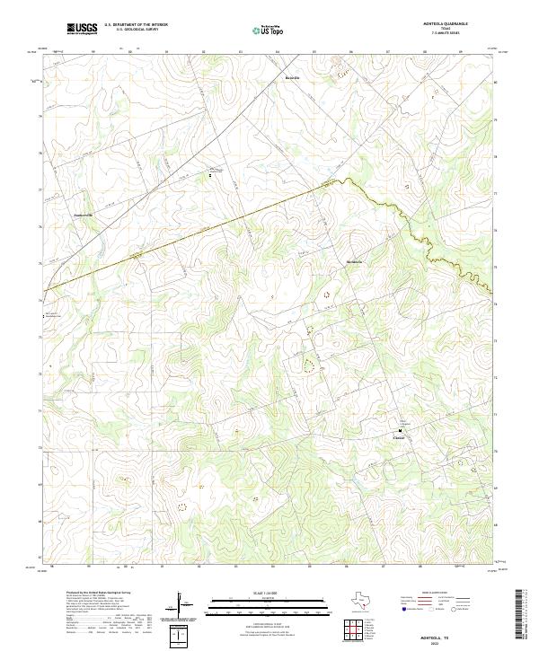 USGS Topographic Map – Monteola