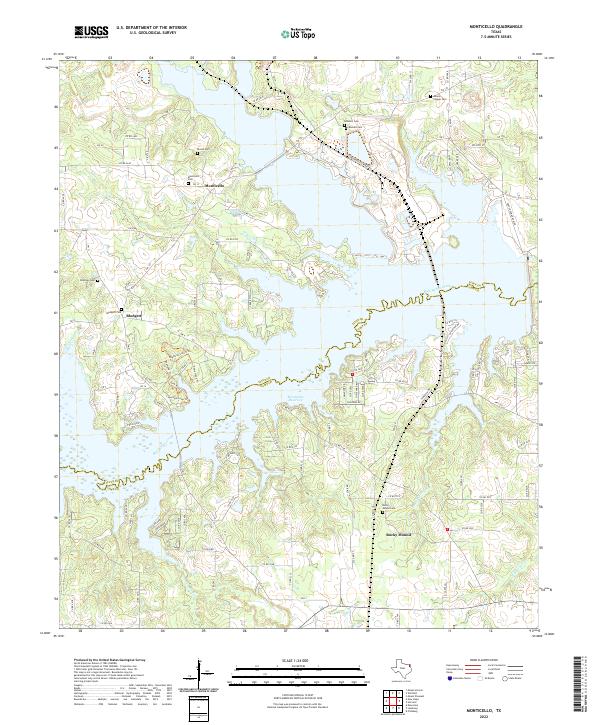 USGS Topographic Map – Monticello