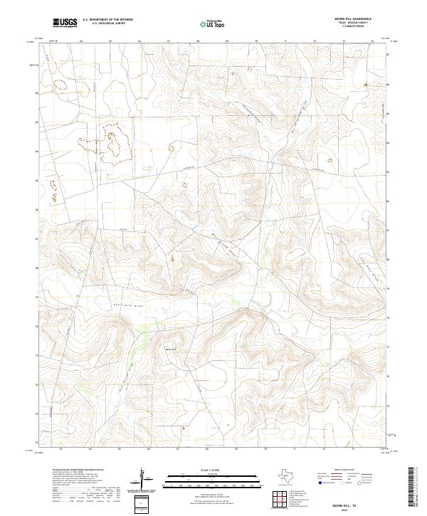 USGS Topographic Map – Moore Hill