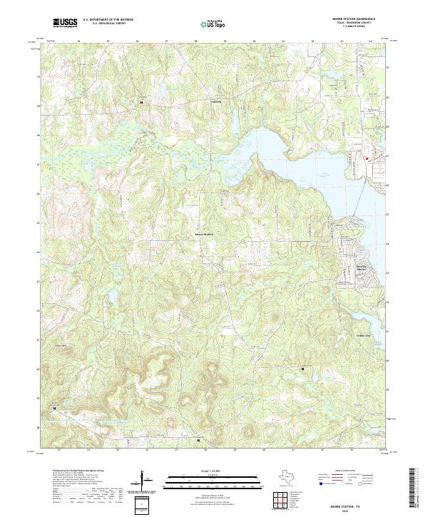 USGS Topographic Map – Moore Station