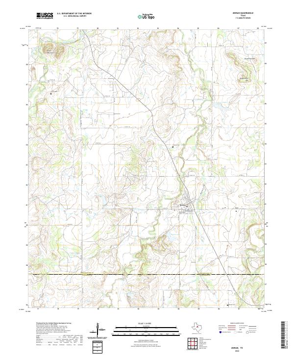 USGS Topographic Map – Moran