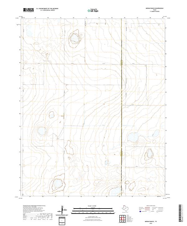 2022 Map of Moran Ranch, 2022 Print