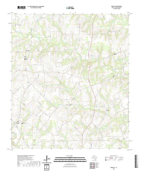 USGS Topographic Map – Moravia