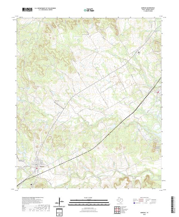 USGS Topographic Map – Morgan