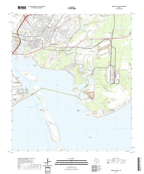 USGS Topographic Map – Morgans Point