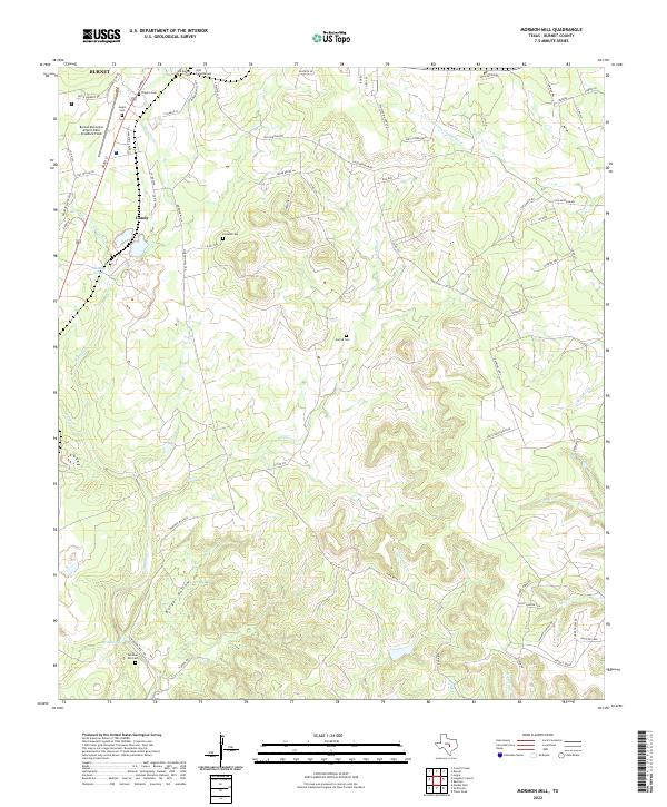 USGS Topographic Map – Mormon Mill