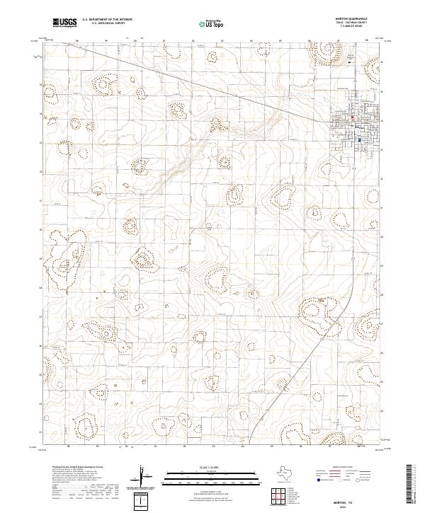 USGS Topographic Map – Morton