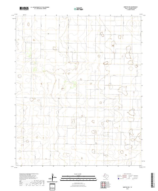 2022 Map of Morton NW, 2022 Print