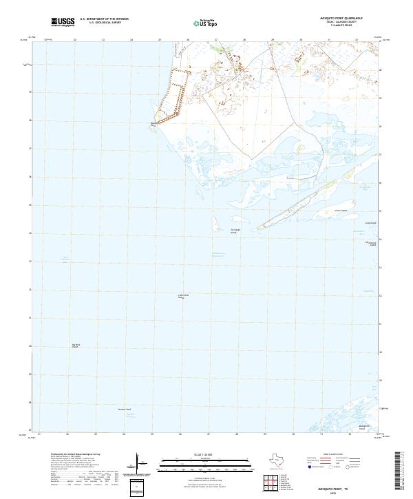 USGS Topographic Map – Mosquito Point