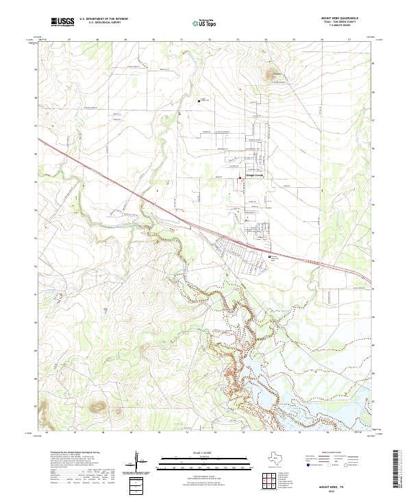 USGS Topographic Map – Mount Nebo