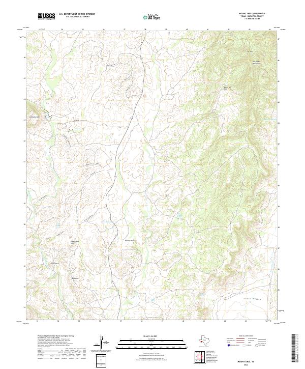USGS Topographic Map – Mount Ord