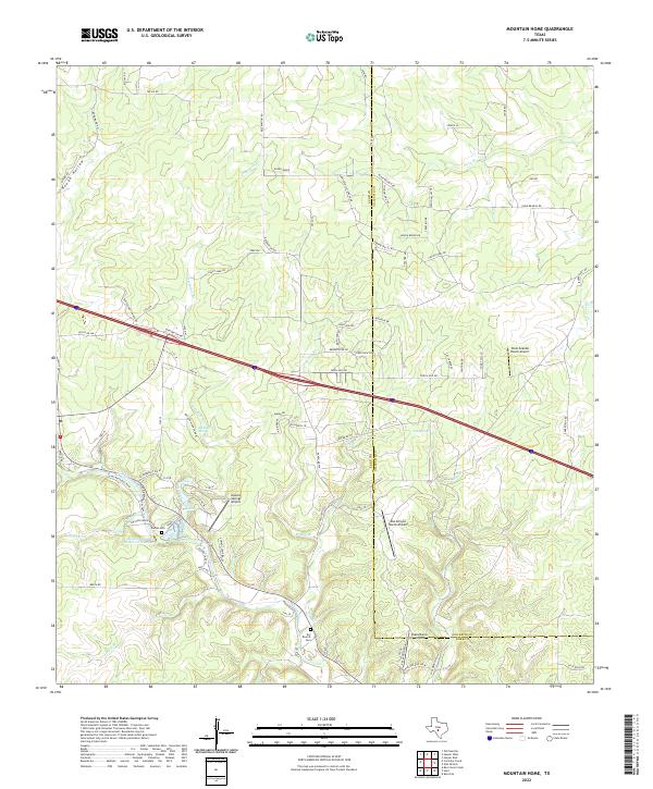 USGS Topographic Map – Mountain Home