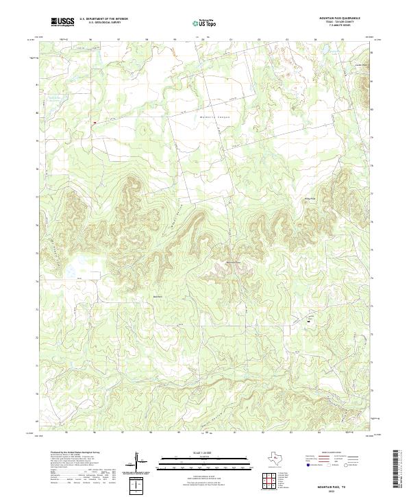 USGS Topographic Map – Mountain Pass