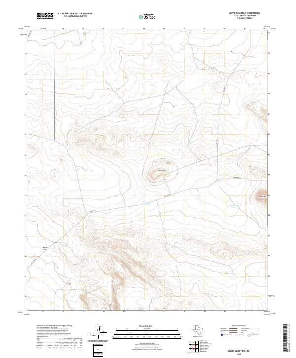 USGS Topographic Map – Movie Mountain