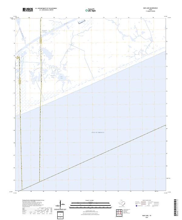 USGS Topographic Map – Mud Lake