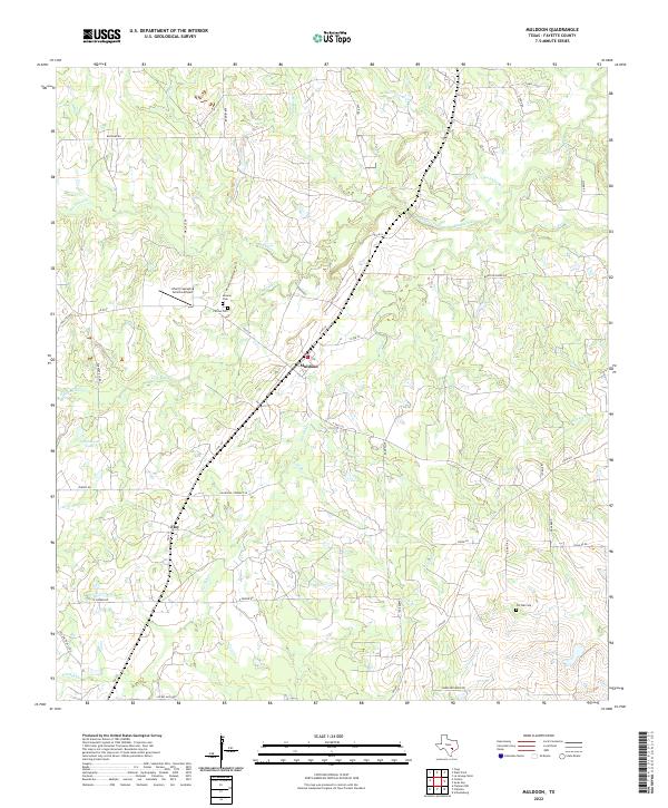 USGS Topographic Map – Muldoon