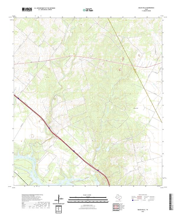 USGS Topographic Map – Mulos Hills