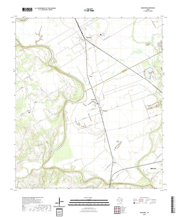 USGS Topographic Map – Mumford