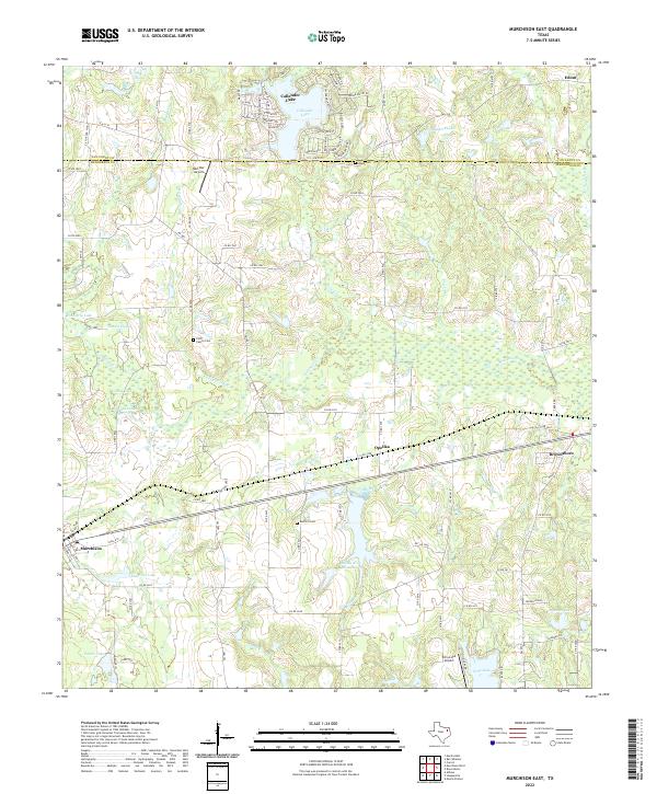 USGS Topographic Map – Murchison East