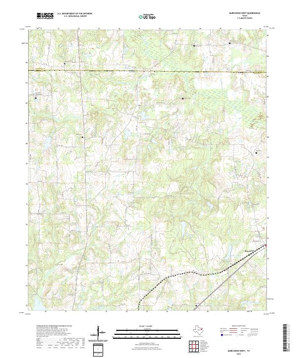 USGS Topographic Map – Murchison West