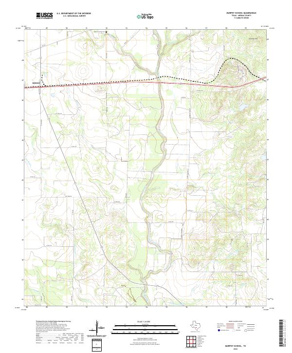 USGS Topographic Map – Murphy School