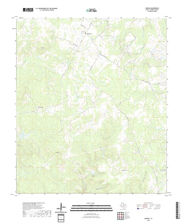 USGS Topographic Map – Naruna