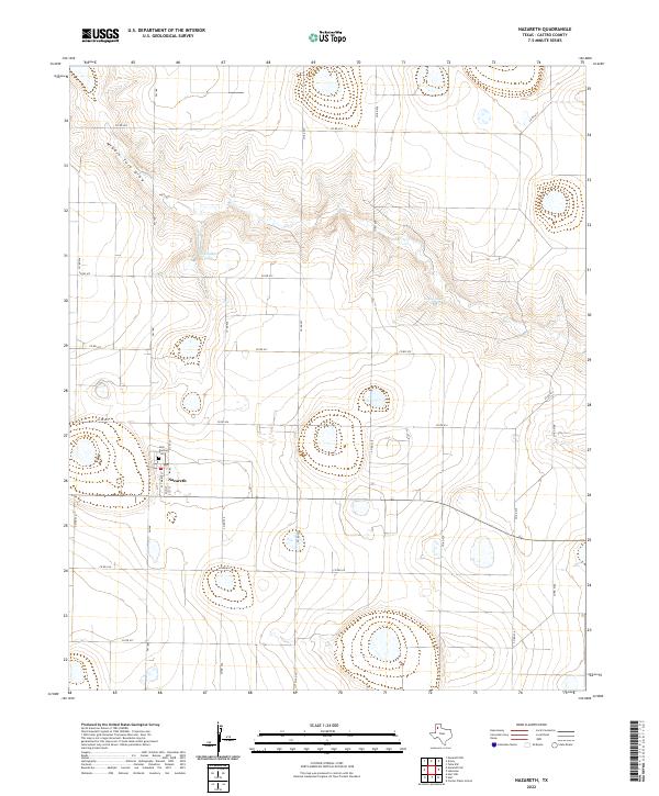 USGS Topographic Map – Nazareth