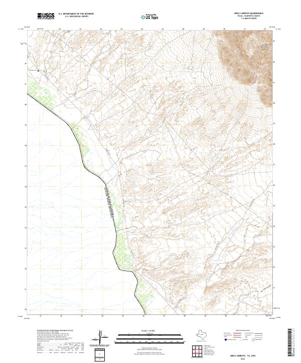 USGS Topographic Map – Neely Arroyo