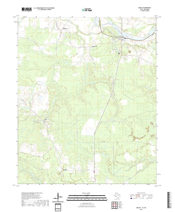 USGS Topographic Map – Negley