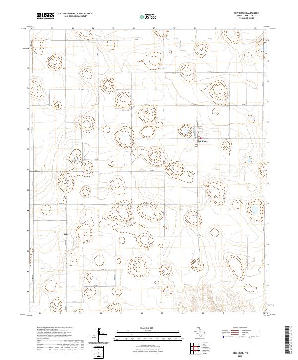 USGS Topographic Map – New Home