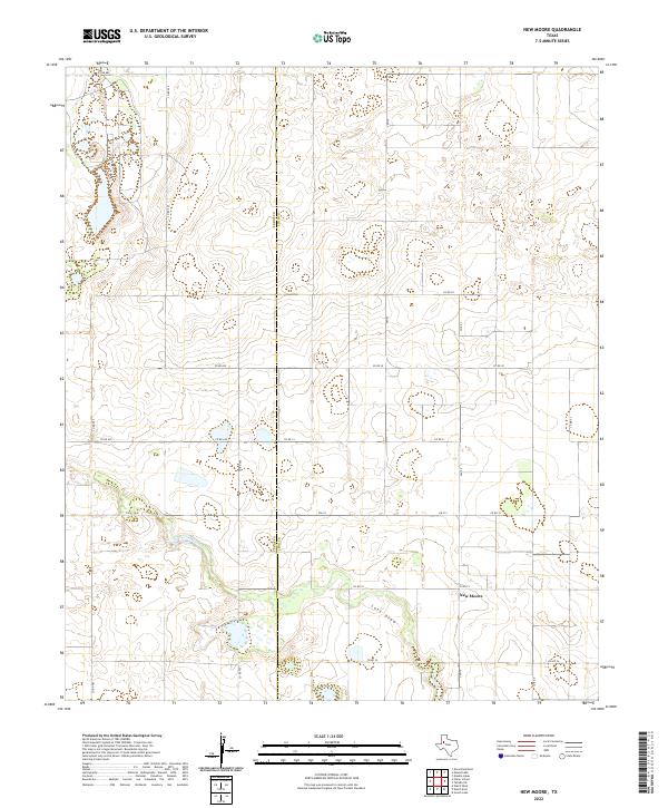 USGS Topographic Map – New Moore