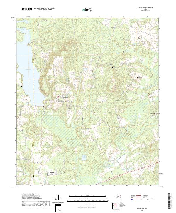 USGS Topographic Map – New Salem