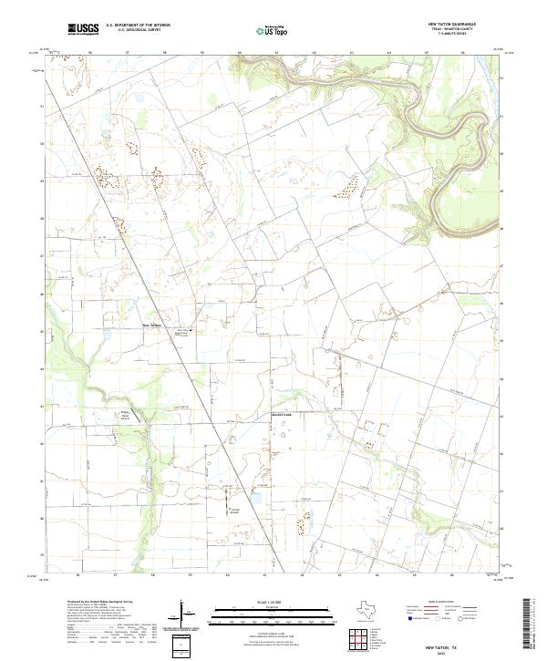 USGS Topographic Map – New Taiton