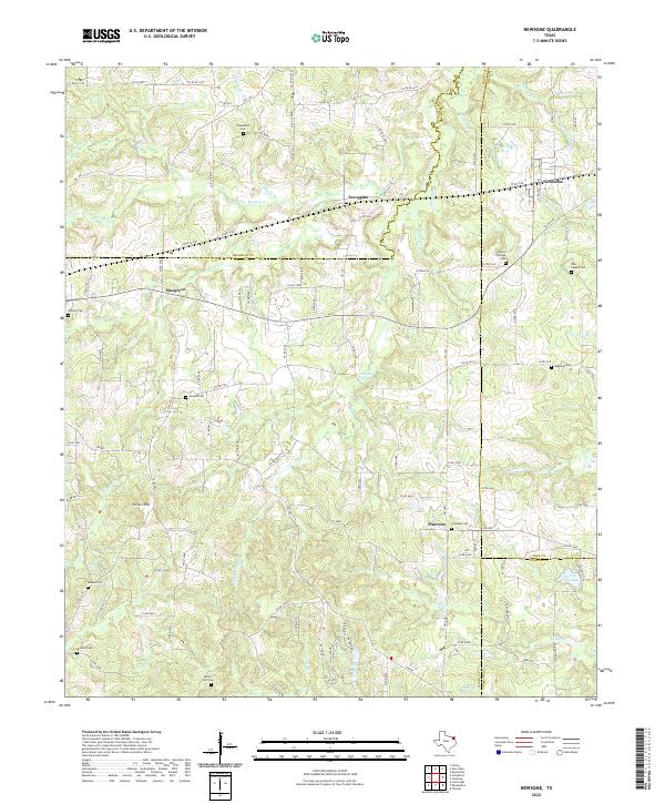 USGS Topographic Map – Newsome