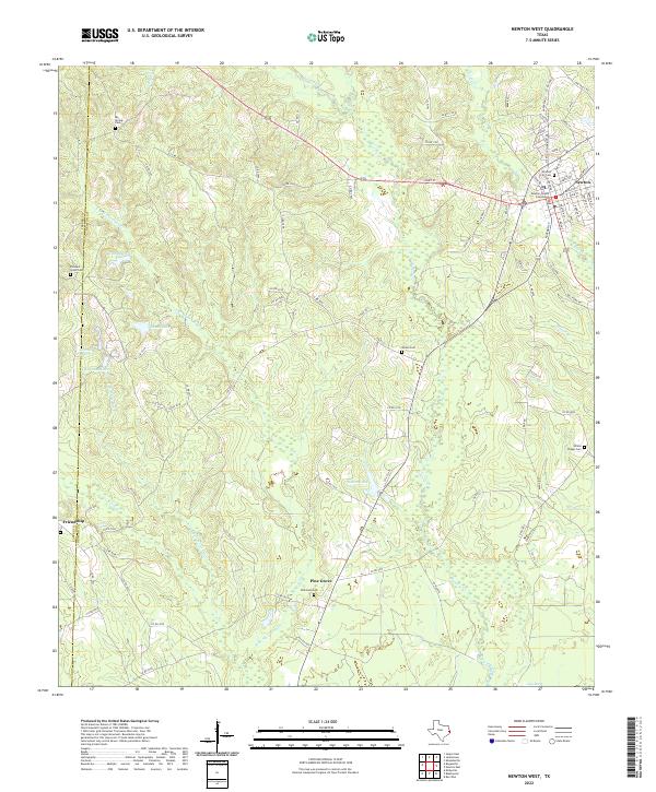 USGS Topographic Map – Newton West