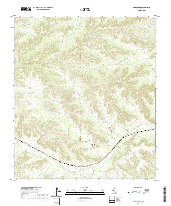 USGS Topographic Map – Ninemile Ranch