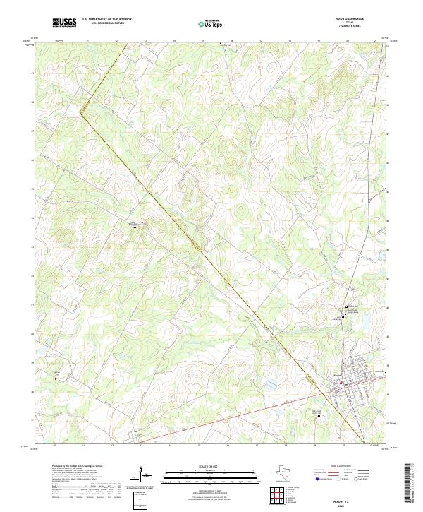 USGS Topographic Map – Nixon