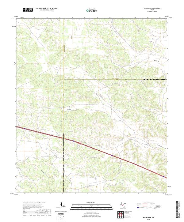 USGS Topographic Map – Nolen Draw