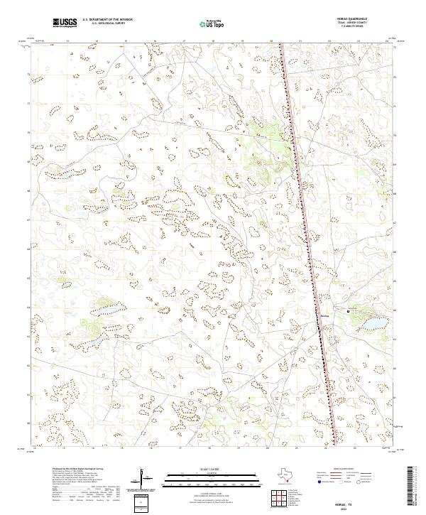 USGS Topographic Map – Norias