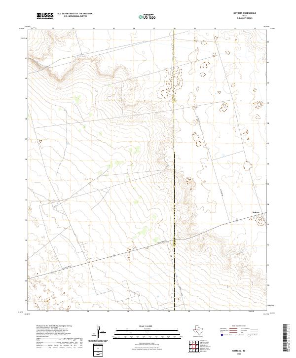 USGS Topographic Map – Notrees