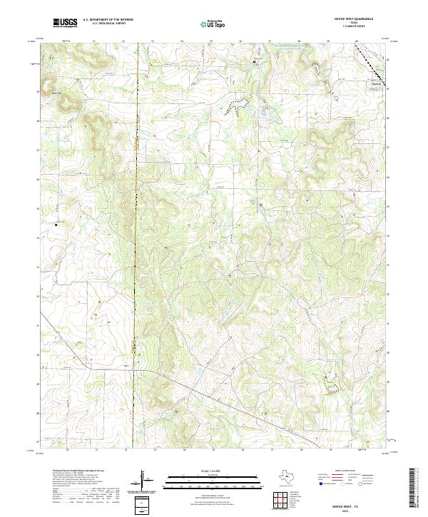 USGS Topographic Map – Novice West