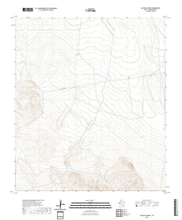 2022 Map of Oak Hills North, 2022 Print