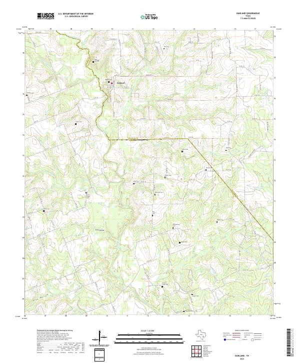 USGS Topographic Map – Oakland