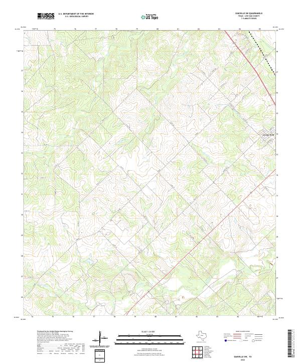 USGS Topographic Map – Oakville SW