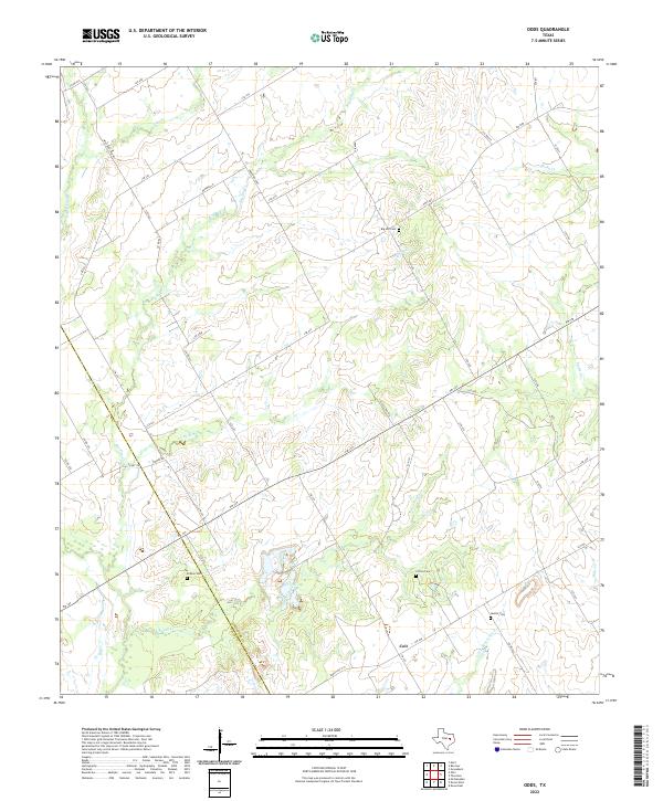 USGS Topographic Map – Odds