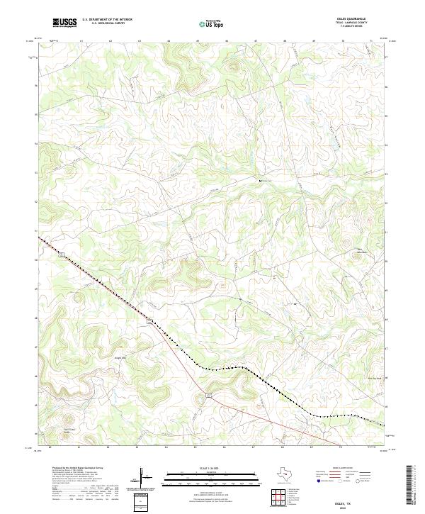 USGS Topographic Map – Ogles