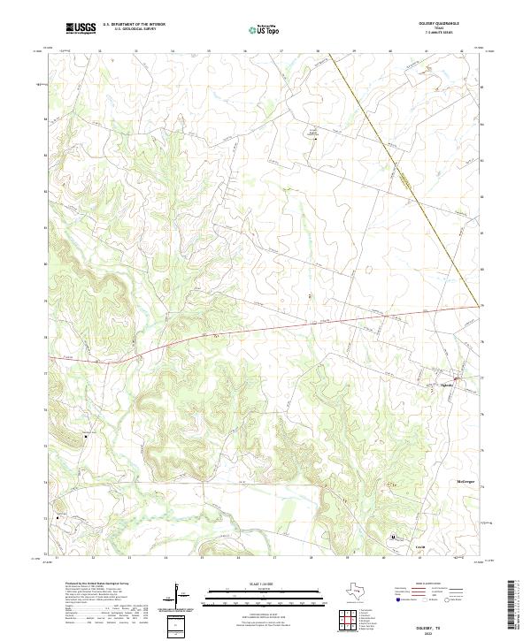 USGS Topographic Map – Oglesby
